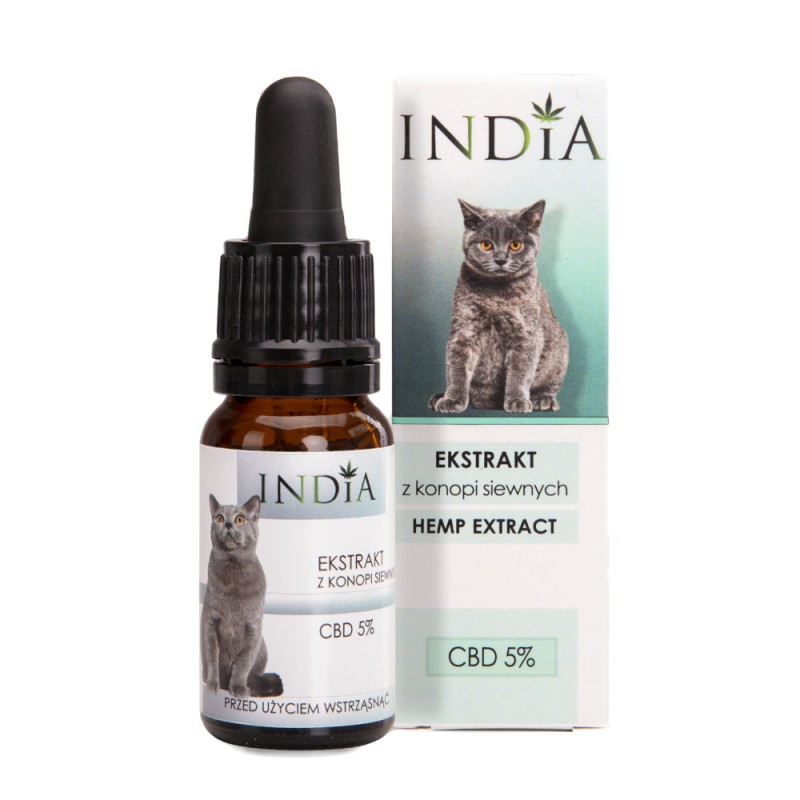 Ekstrakt z konopi dla zwierząt | 5% CBD | 10 ml dla kotów