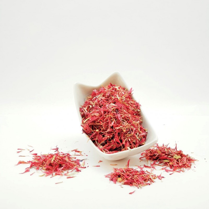 BIO Red cornflowers petals edible 15g