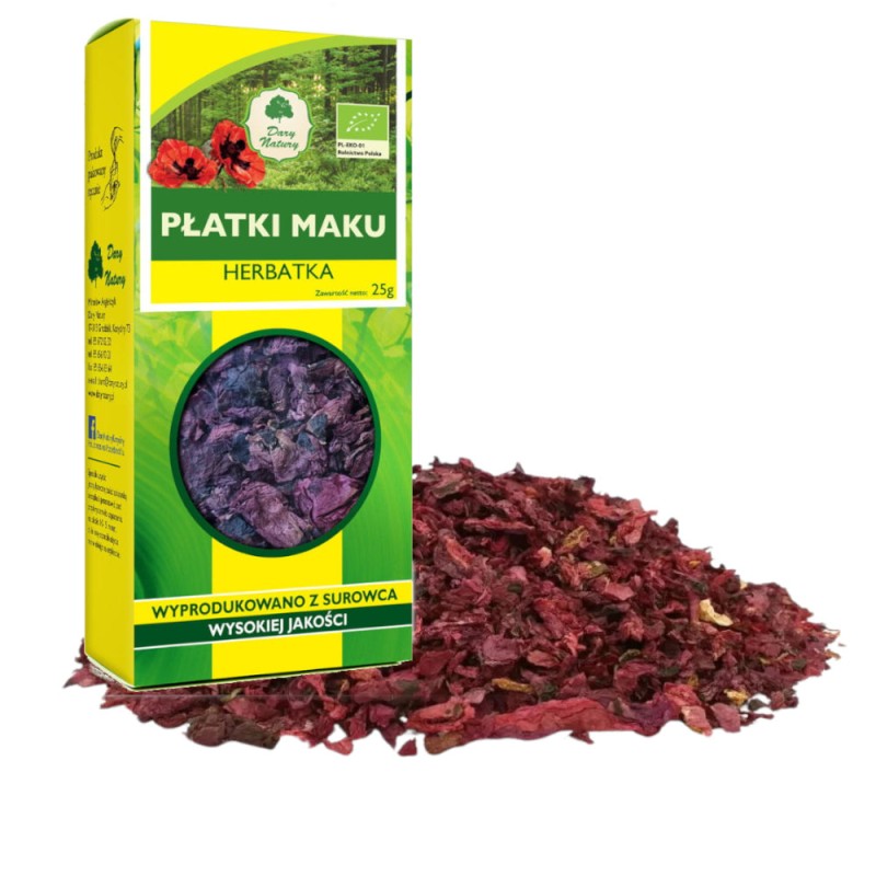 Płatki maku jadalne 25g