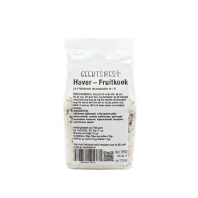 Haver-Fruitkoek mix | glutenvrij | 230g | ietsGezond.nl