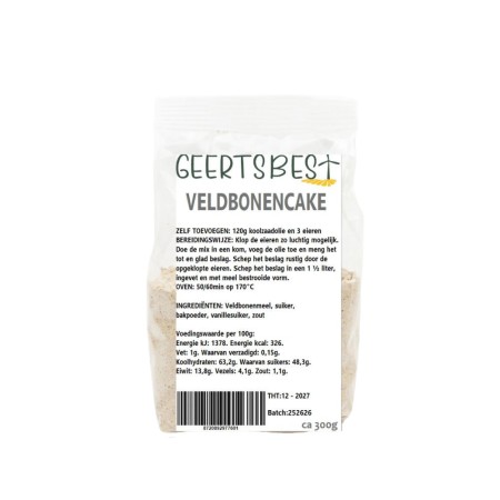 Mieszanka na ciasto bobowe | bezglutenowa | 300g kupić | ietsGezond.nl