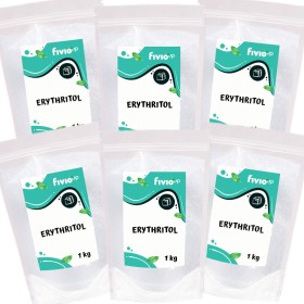 6x Erythritol 1kg (totaal 6kg)