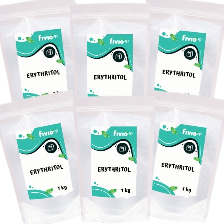 6x Erythritol 1kg (totaal 6kg)