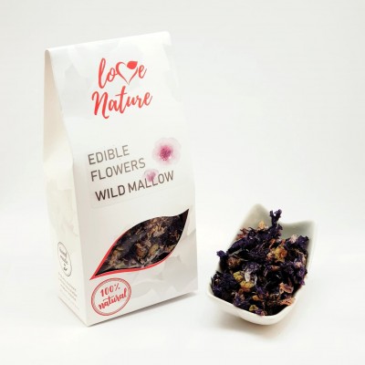 Wild Mallow petals edible [t.h.t. 09.2025]